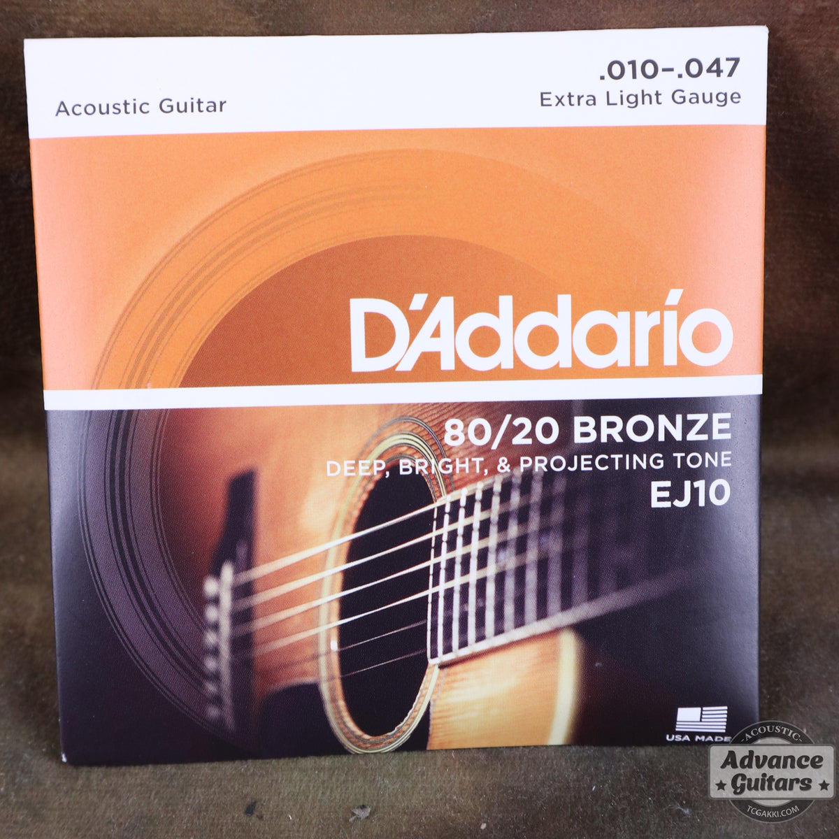 D'Addario / 80/20 Bronze Extra Light EJ10