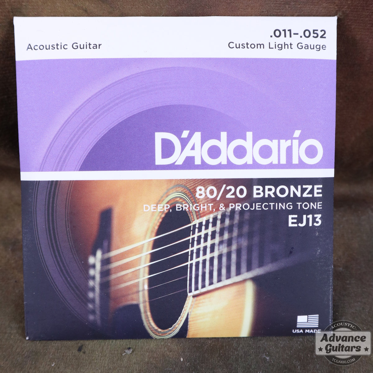 D'Addario / 80/20 Bronze Custom Light EJ13