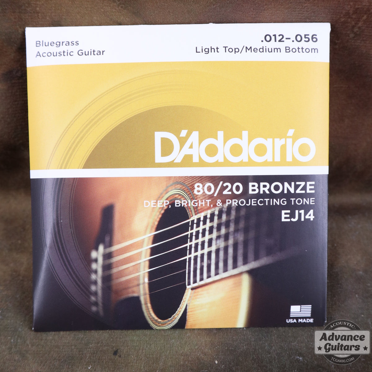 D'Addario / 80/20 Bronze Light Top/Medium Bottom EJ14
