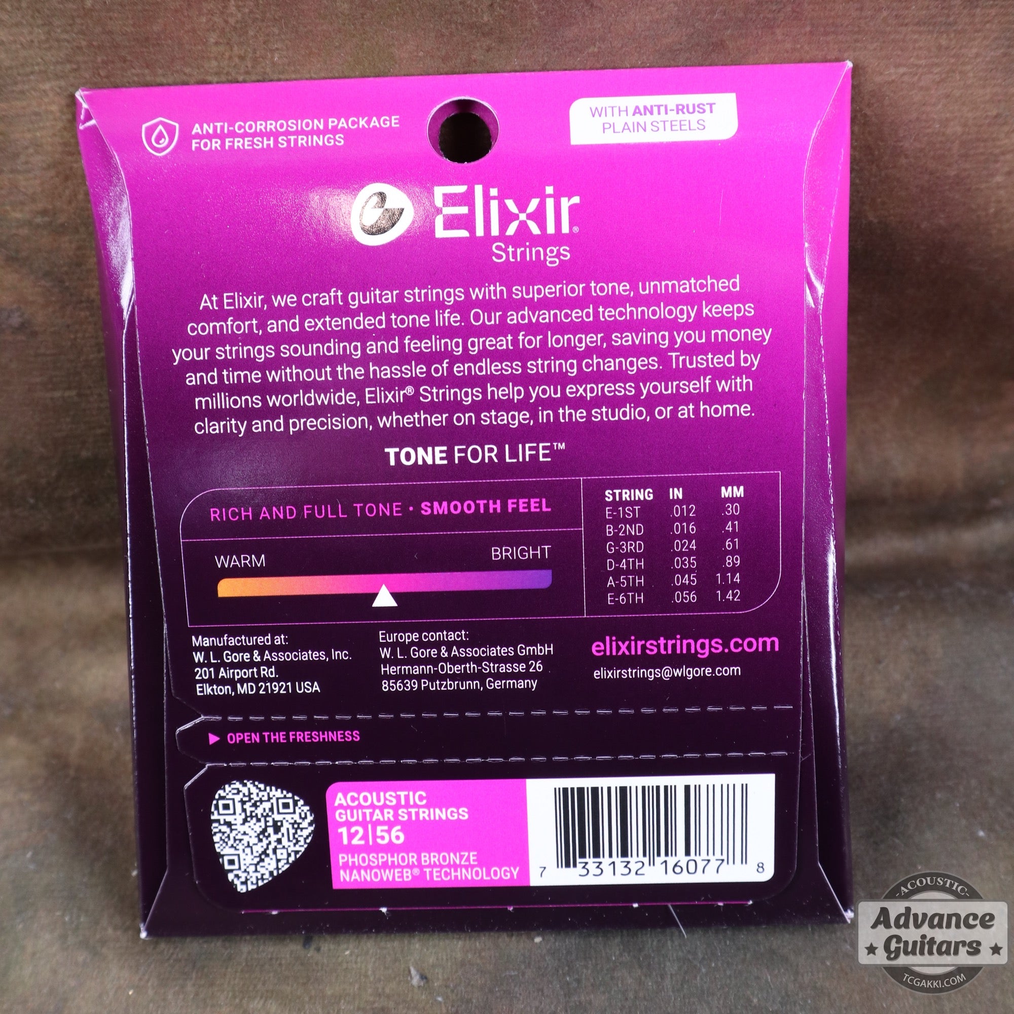Elixir / NANOWEB Phosphor Bronze Light/Medium #16077