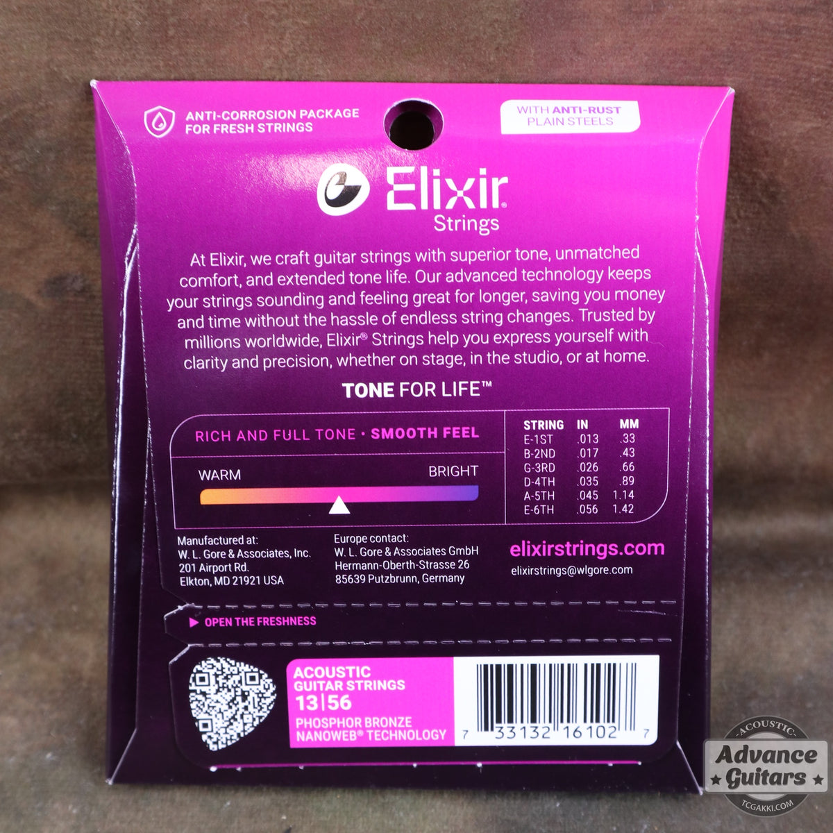 Elixir / NANOWEB Phosphor Bronze Medium #16102