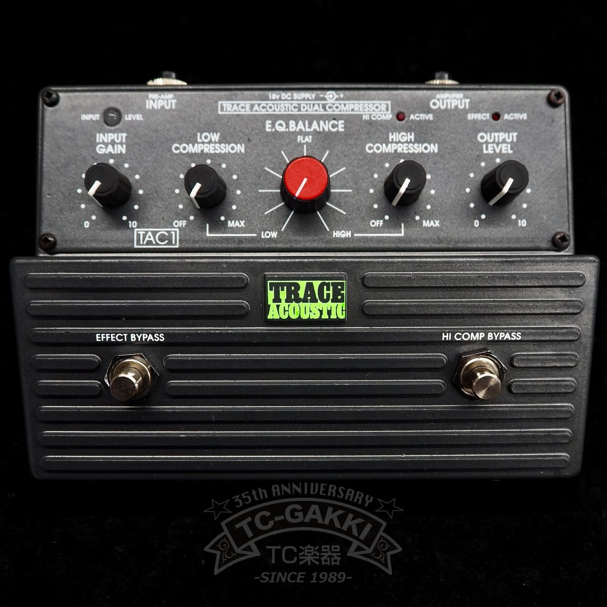 TRACE ELLIOT TAC1 TRACE ACOUSTIC DUAL COMPRESSOR - TC楽器 - TCGAKKI