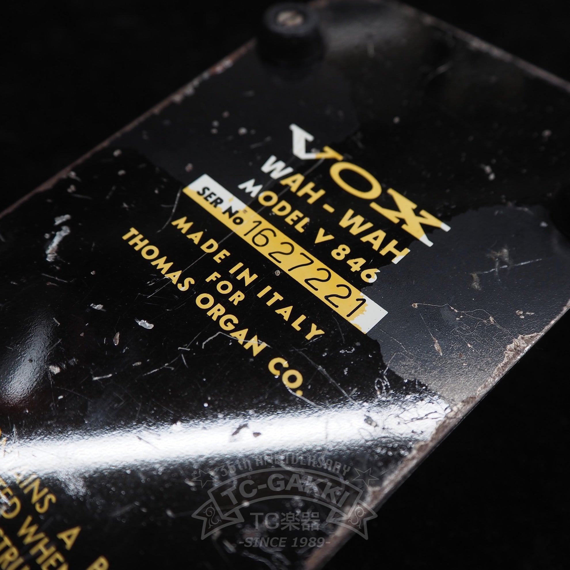 V846 WAH - WAH (MADE IN ITALY FOR THOMAS ORGAN) - TC楽器 - TCGAKKI