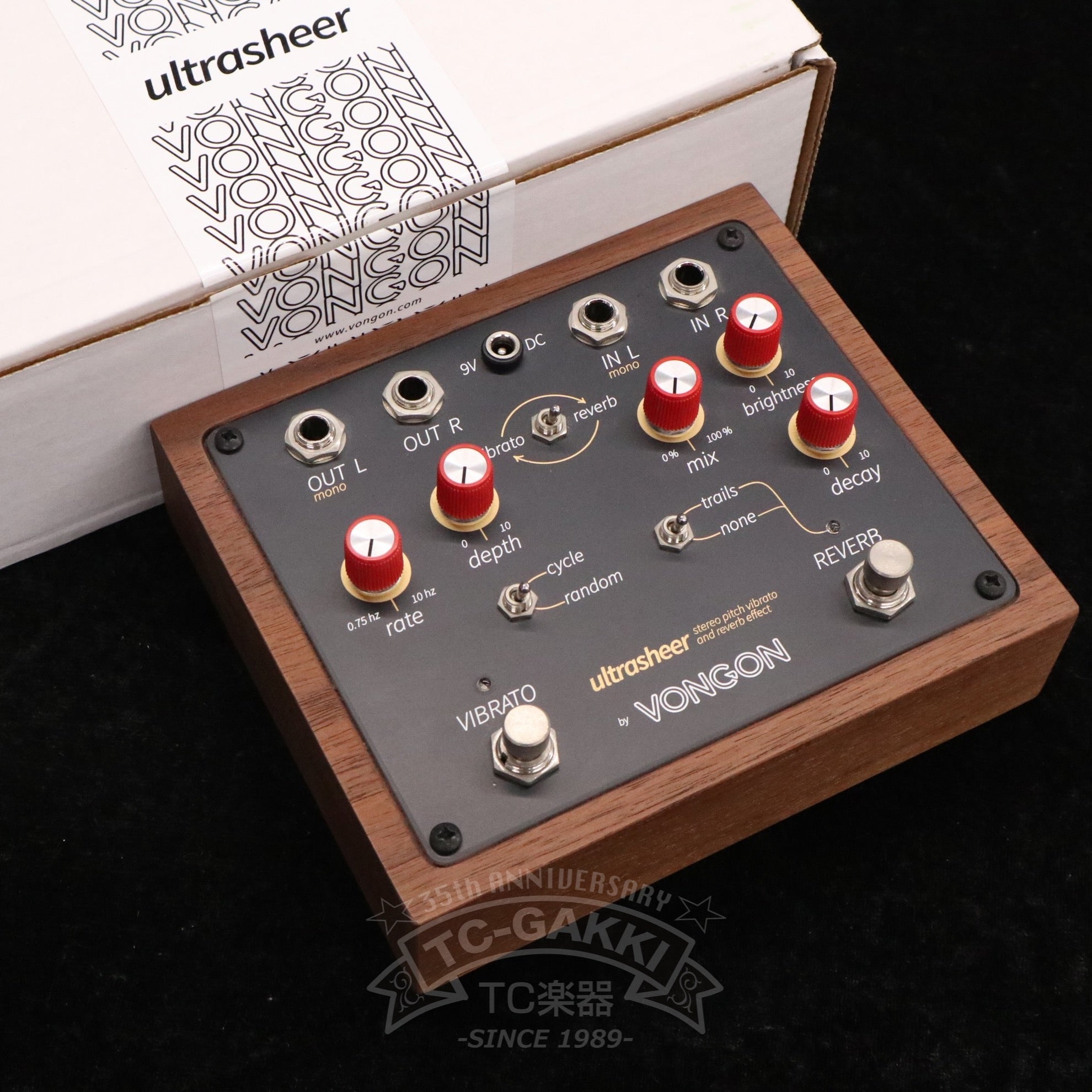 VONGON ultrasheer stereo pitch vibrato and reverb effect - TC楽器 - TCGAKKI
