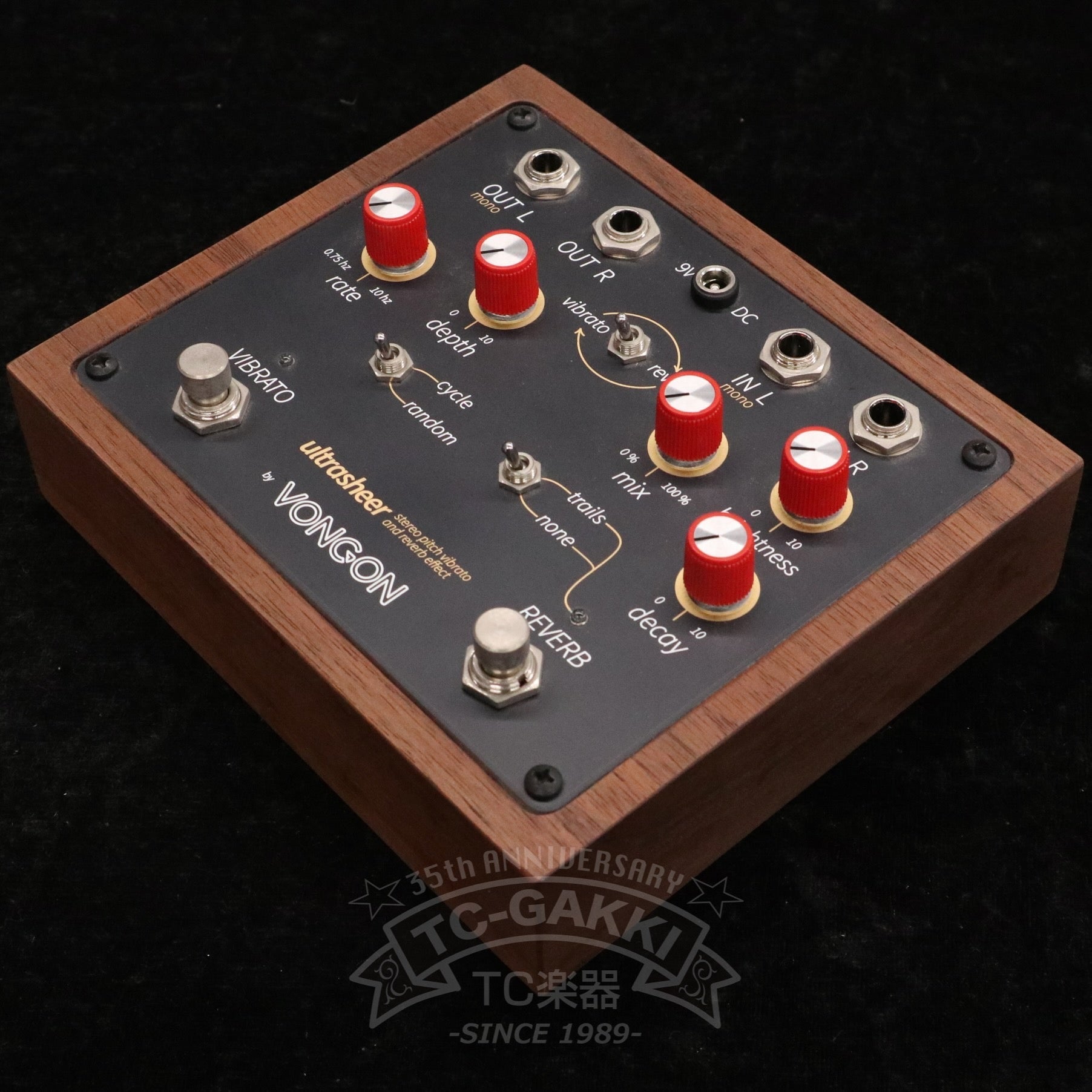 VONGON ultrasheer stereo pitch vibrato and reverb effect - TC楽器 - TCGAKKI