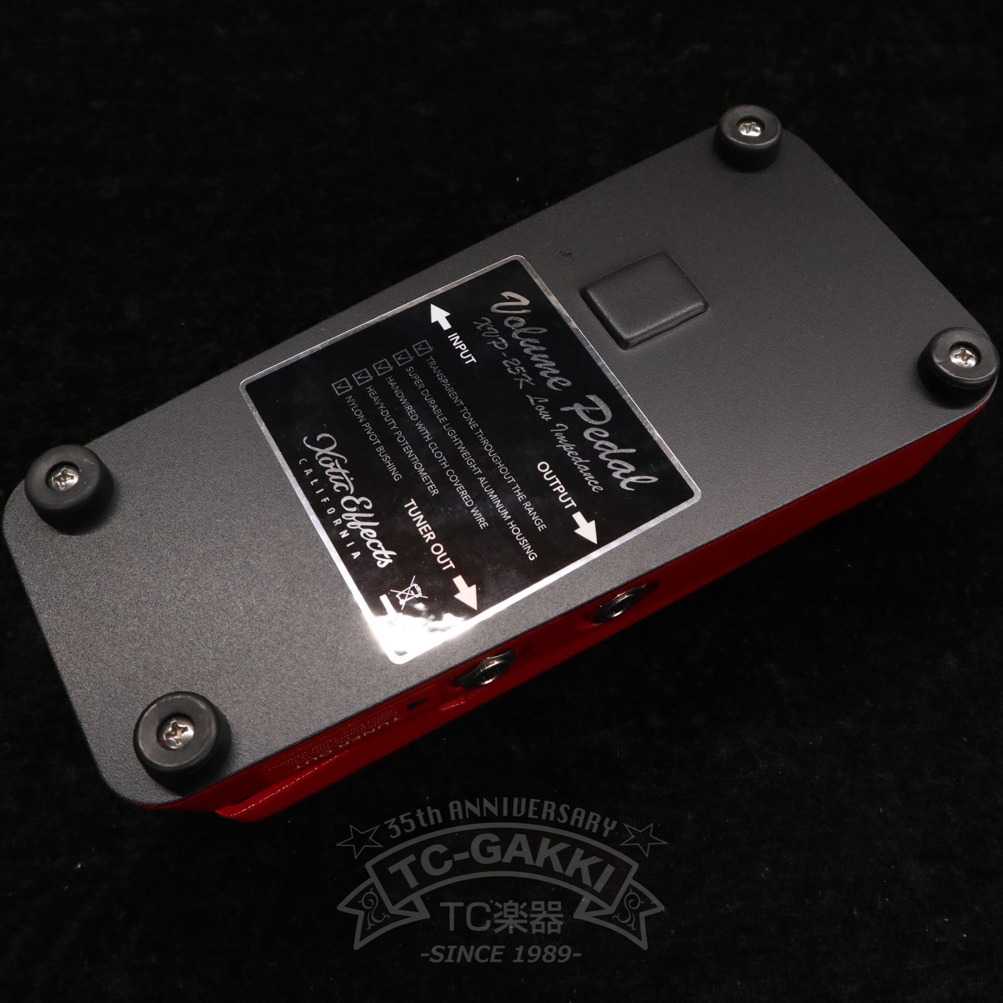 Xotic XVP-25K Low Impedance Volume Pedal - TC楽器 - TCGAKKI