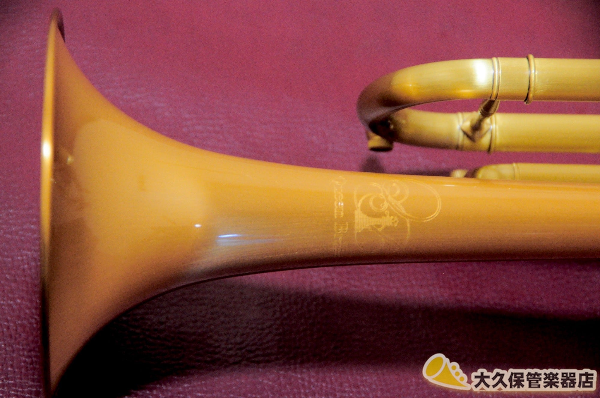 クイーン・ブラス “ZORRO”MODEL II Satin Lacquer Red Brass Bell (新品) - TC楽器 - TCGAKKI