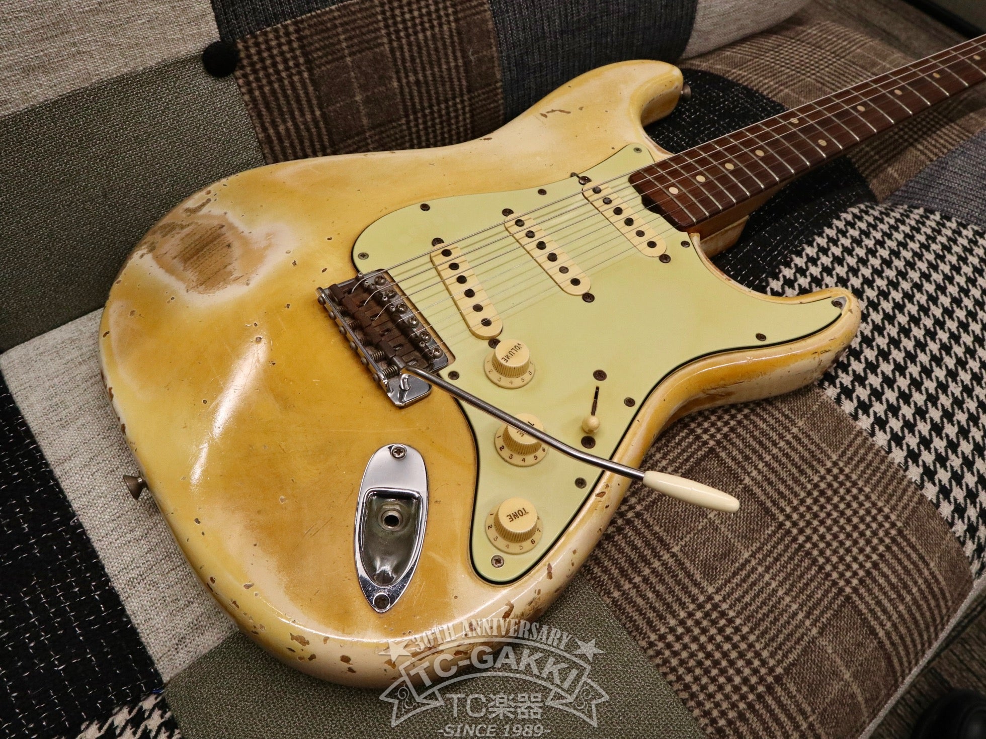 1960 Fender Stratocaster Vintage Guitar Slab Board Sunburst w