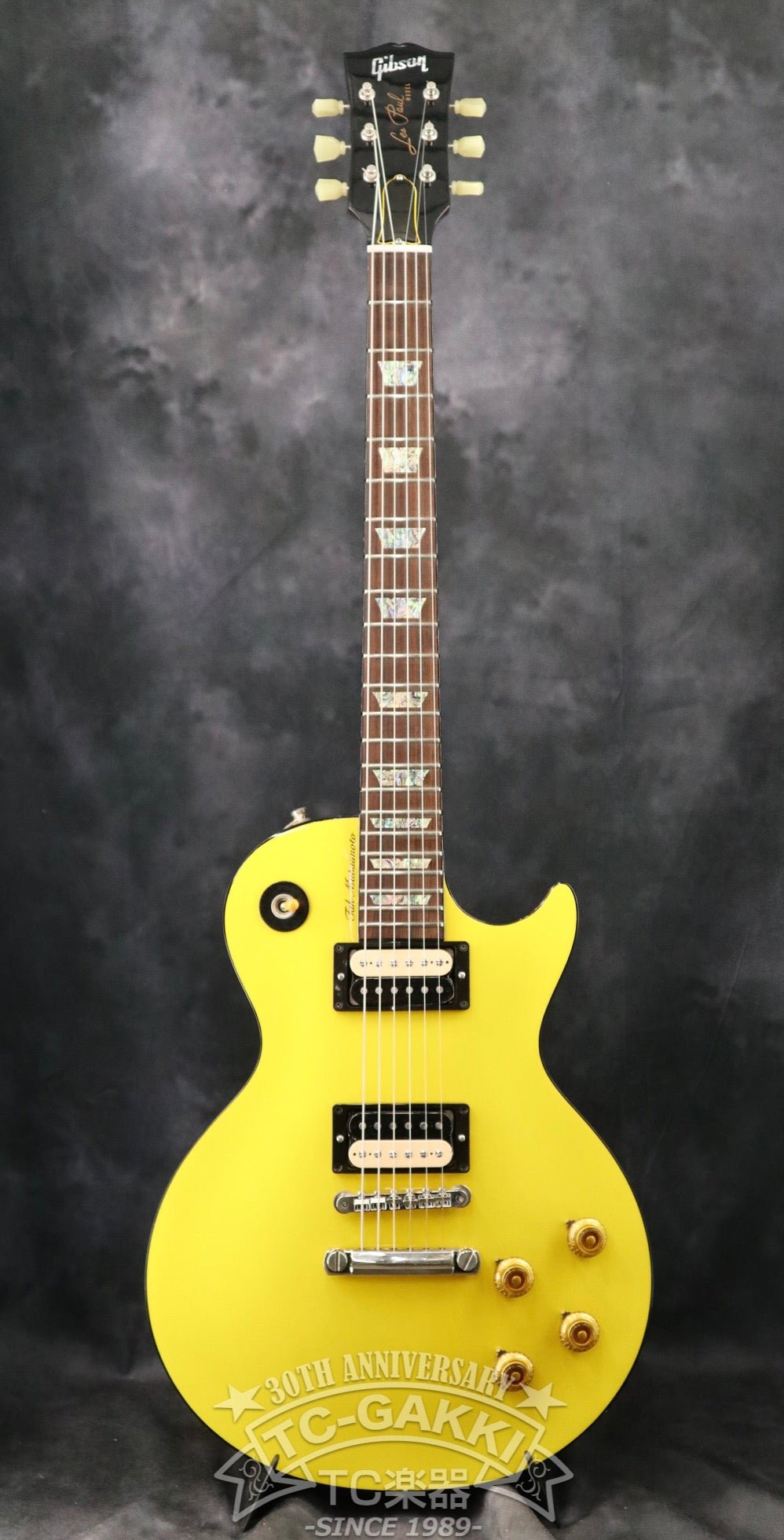 Tak Matsumoto Les Paul Canary Yellow www.sudouestprimeurs.fr