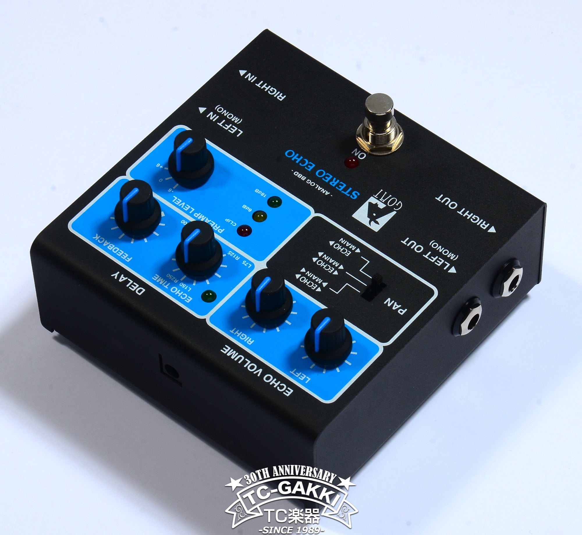 "BLUESERIES" STEREO ECHO(Pedal Only) - TC楽器 - TCGAKKI