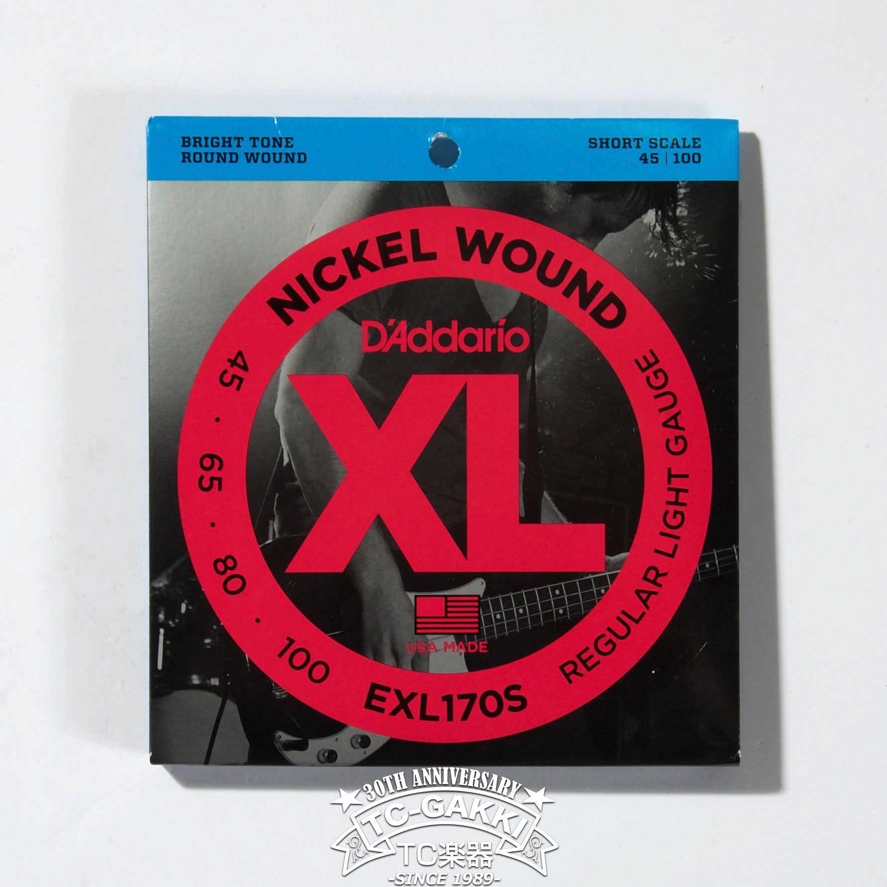 EXL170 Nickel Wound Bass Light 45-100