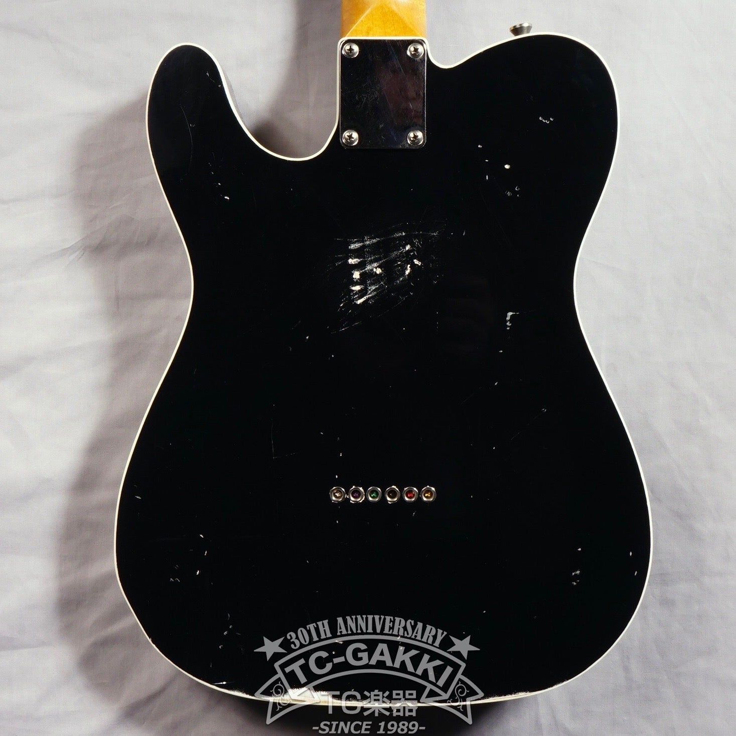 Gatton Double Binding Gloss Black Swamp Ash Body