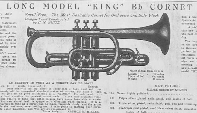 キング LONG MODEL “KING”♯231 B♭コルネット - TC楽器 - TCGAKKI