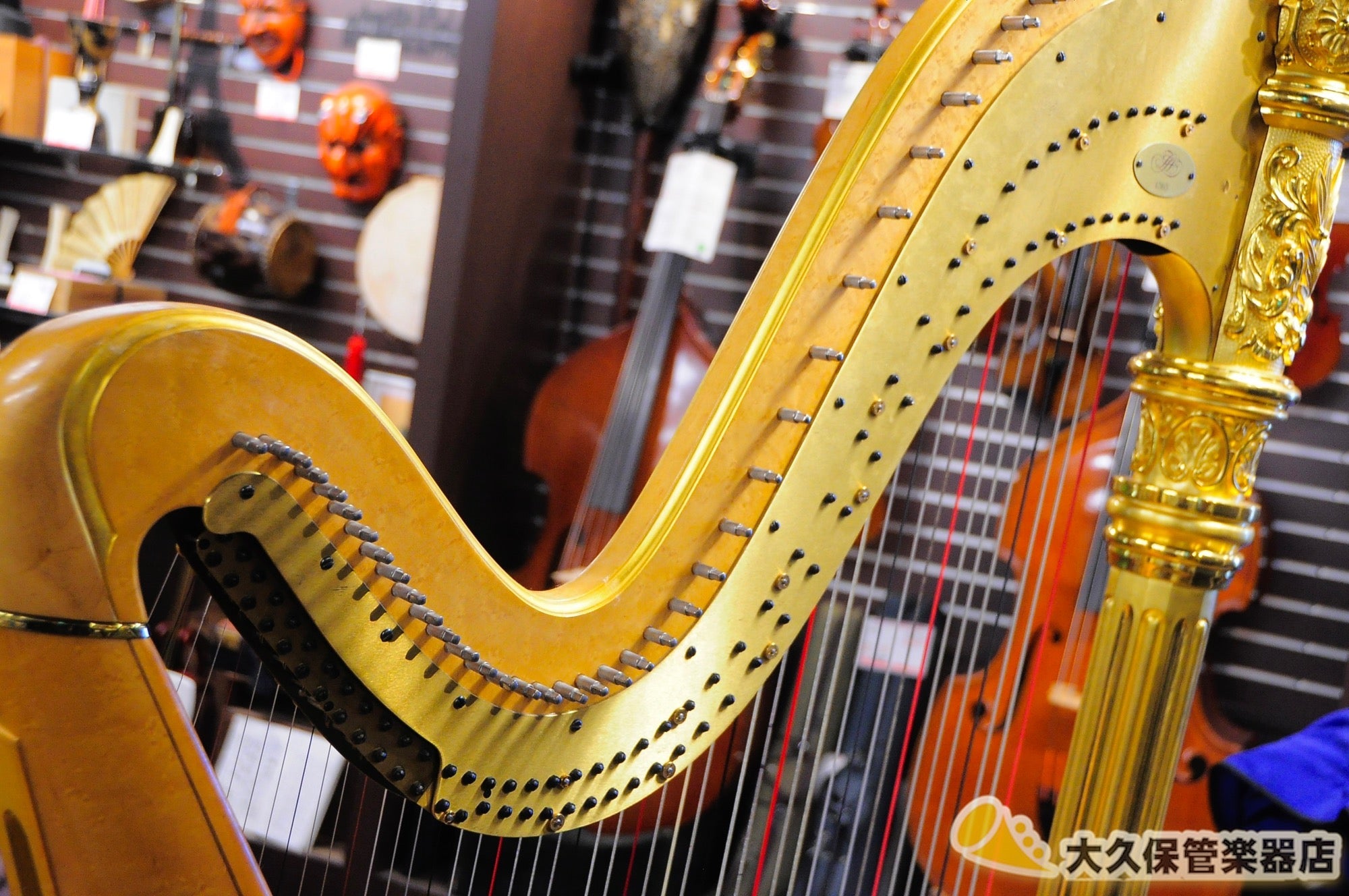 Lion & Healy PREMIUM STYLE 23 GOLD Grand Harp