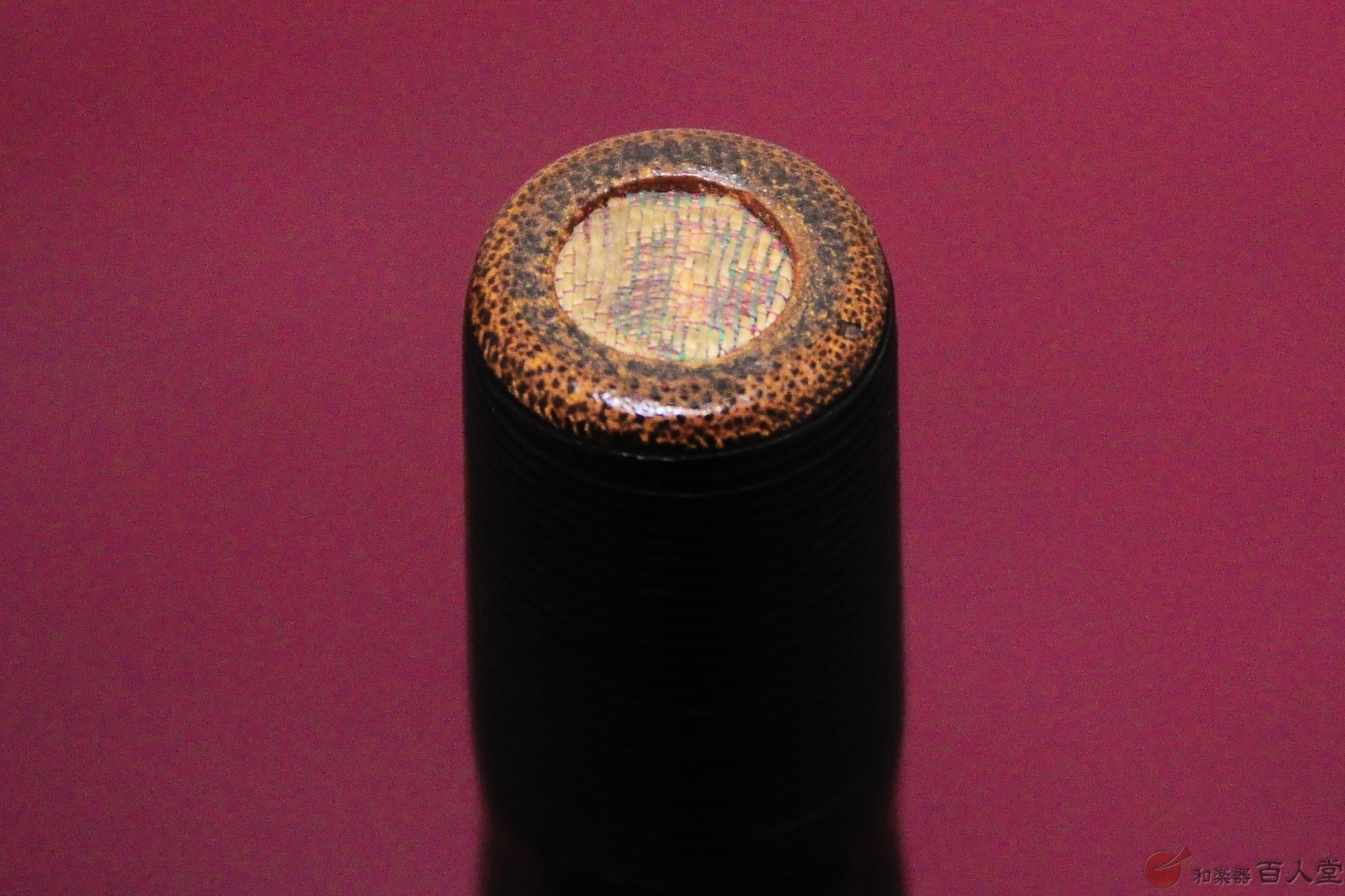 龍笛古管 煤竹櫻樺巻き