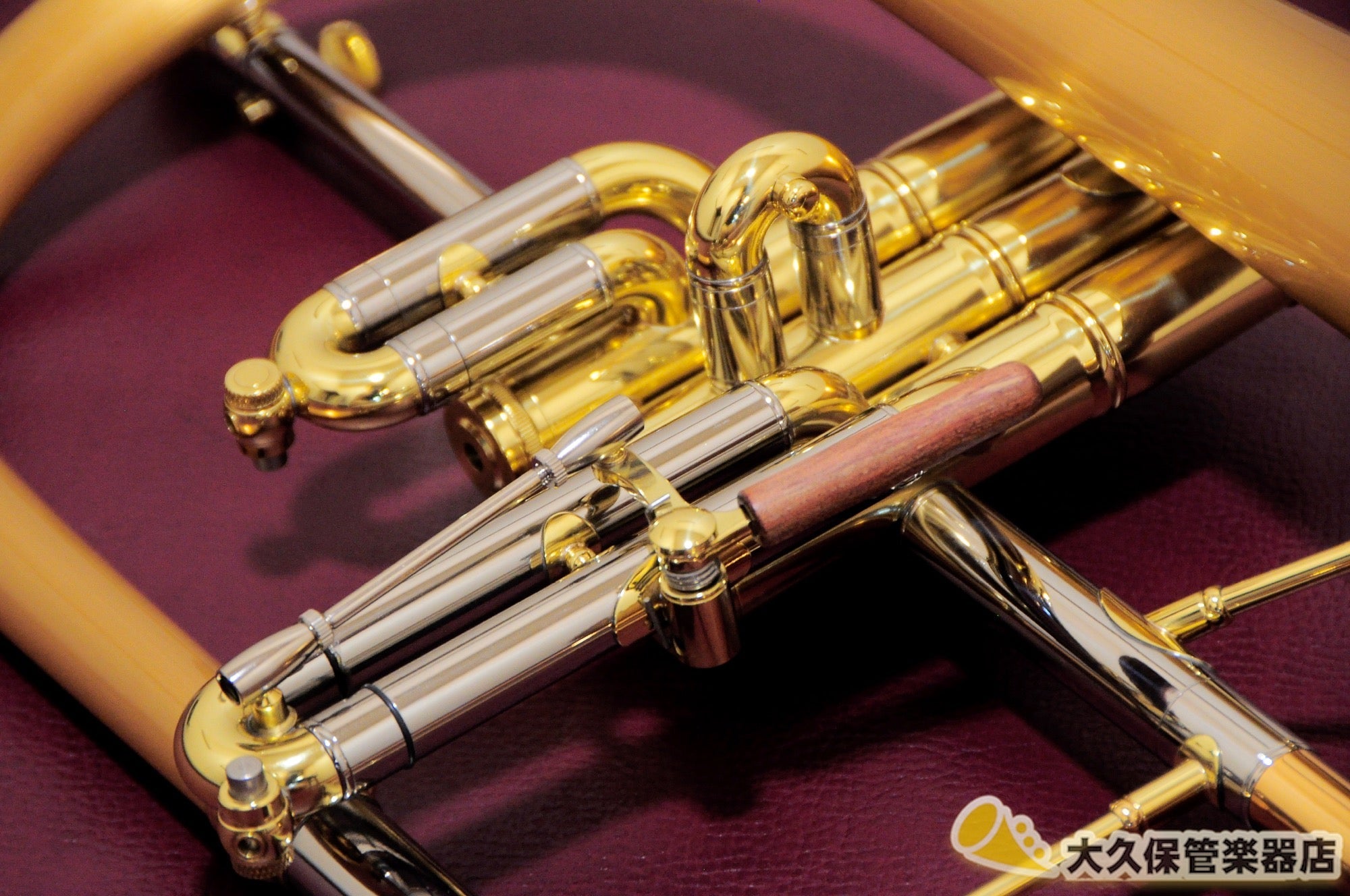 クイーン・ブラス Red Brass Satin Bell Lacquer フリューゲルホルン(新品)