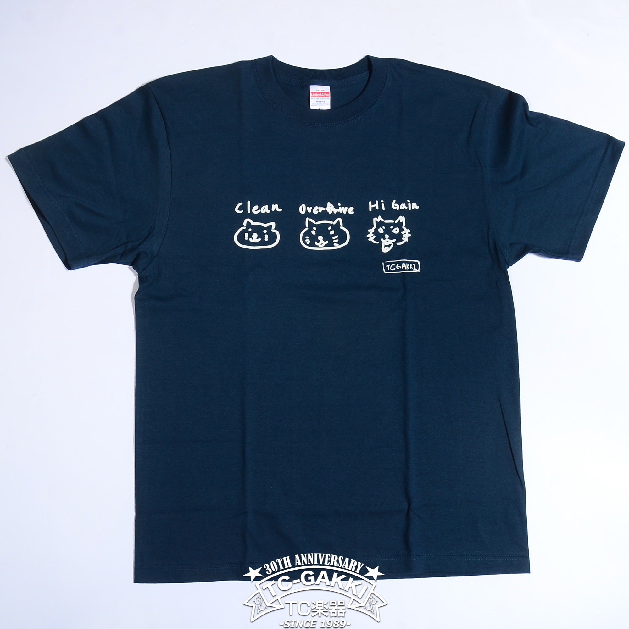 TC楽器 オリジナルTシャツ "Hizumi"(navy) - TC楽器 - TCGAKKI